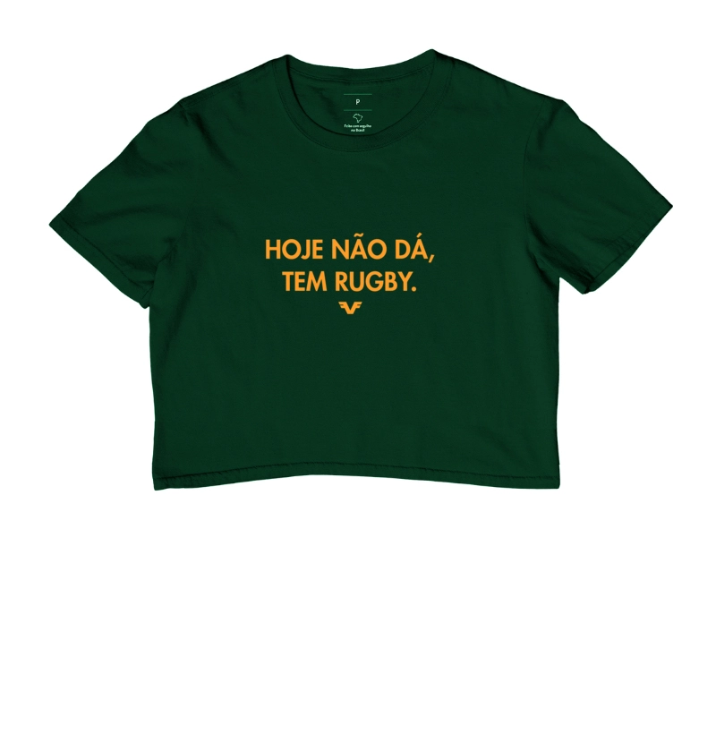 Cropped Hoje não dá, tem Rugby