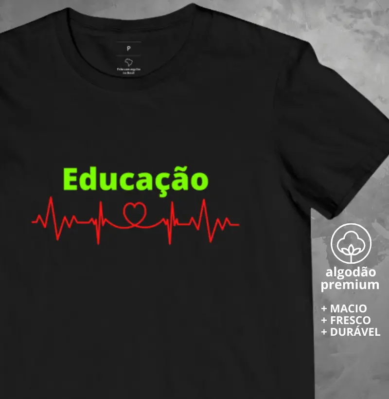 Camiseta Educação