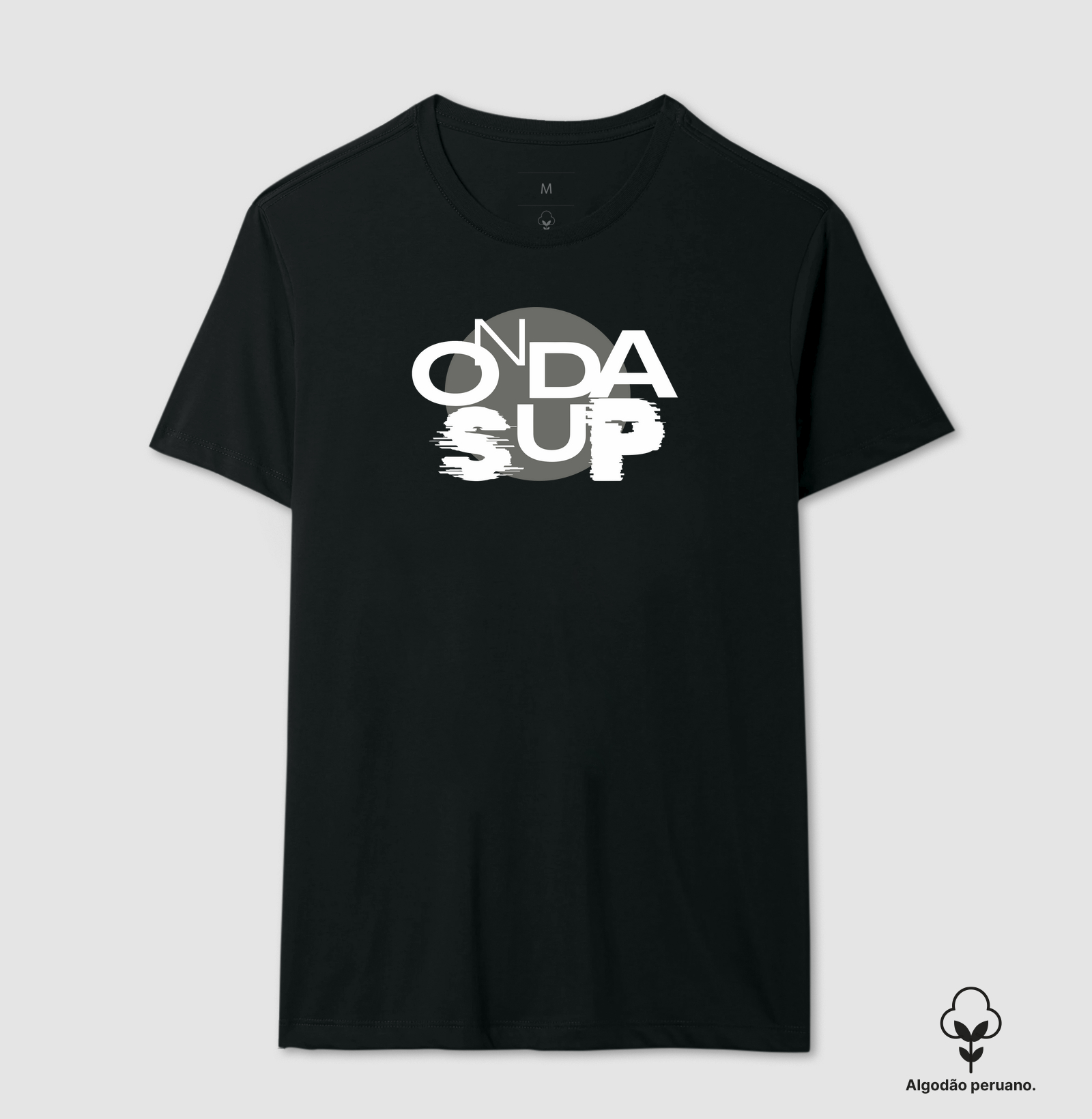 Camiseta OndaSup – Estampa Brush & Flow | Algodão Peruano