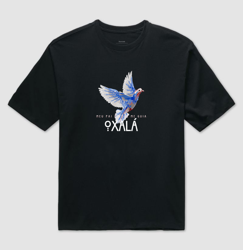 Estampa Oxalá Meu Pai Preto Masc.