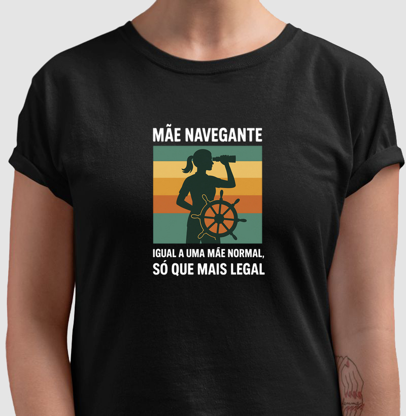 Mãe Navegante - Algodão 30.1