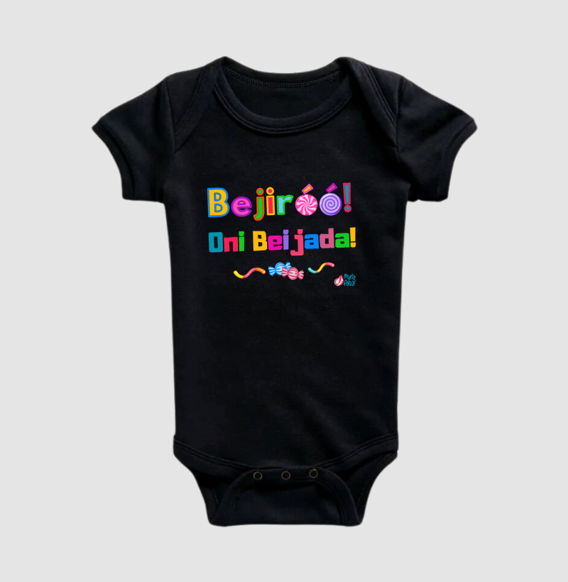 Body Infantil Bejiróó Oni Beijada Escrito Maria Patuá