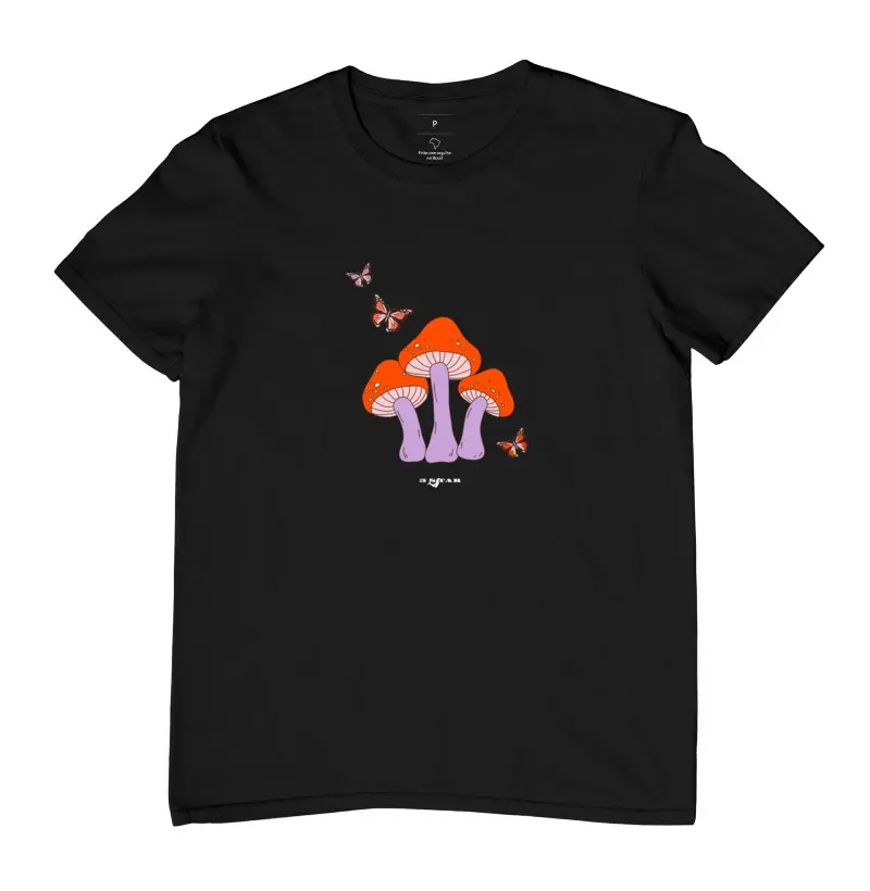 Camiseta Mushroom Butterfly