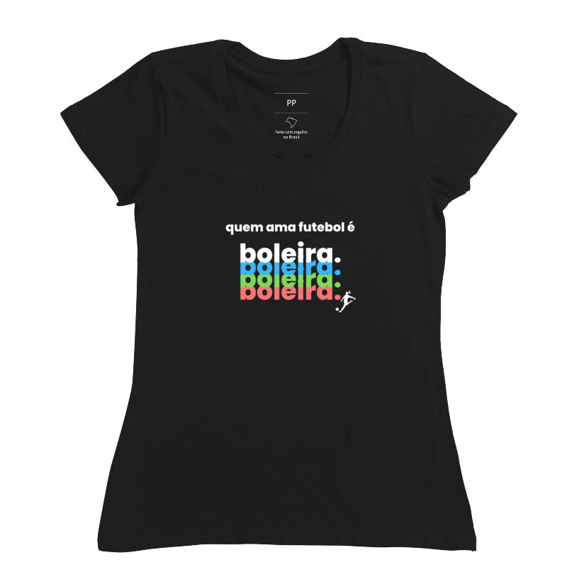 Camiseta Quem ama futebol