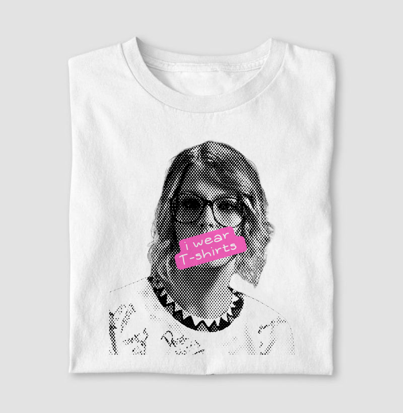 Eu uso T-shirts