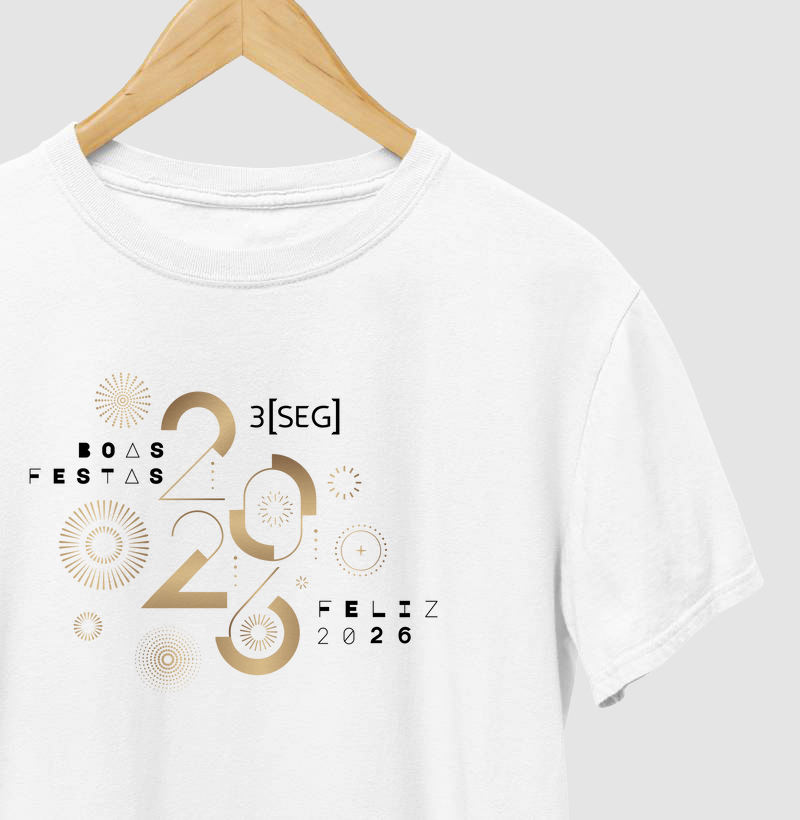 camiseta boas festas 3seg 2026