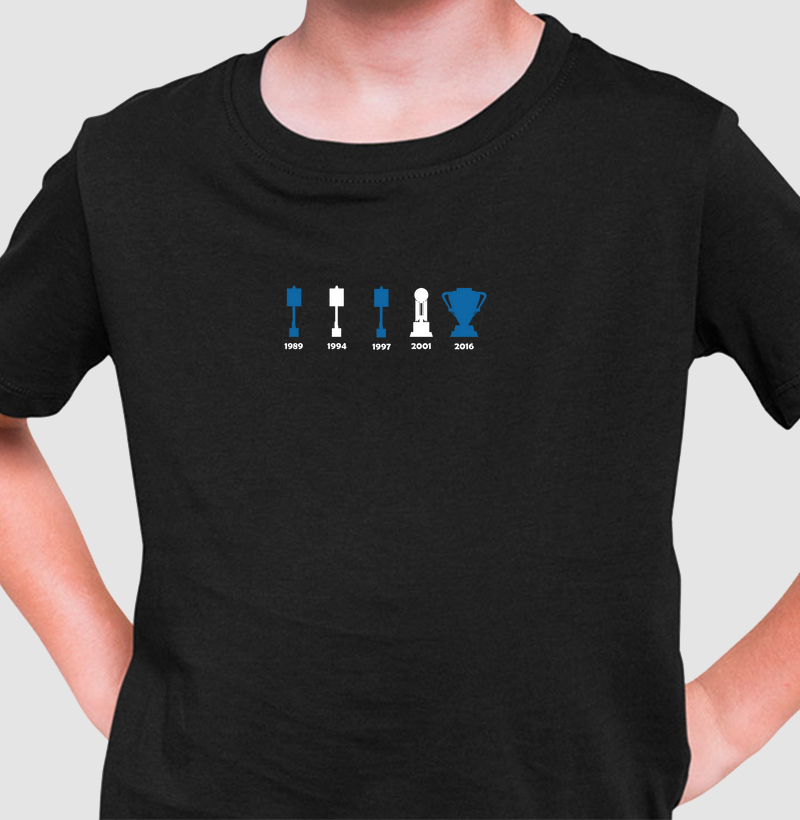 Camiseta Infantil Copas