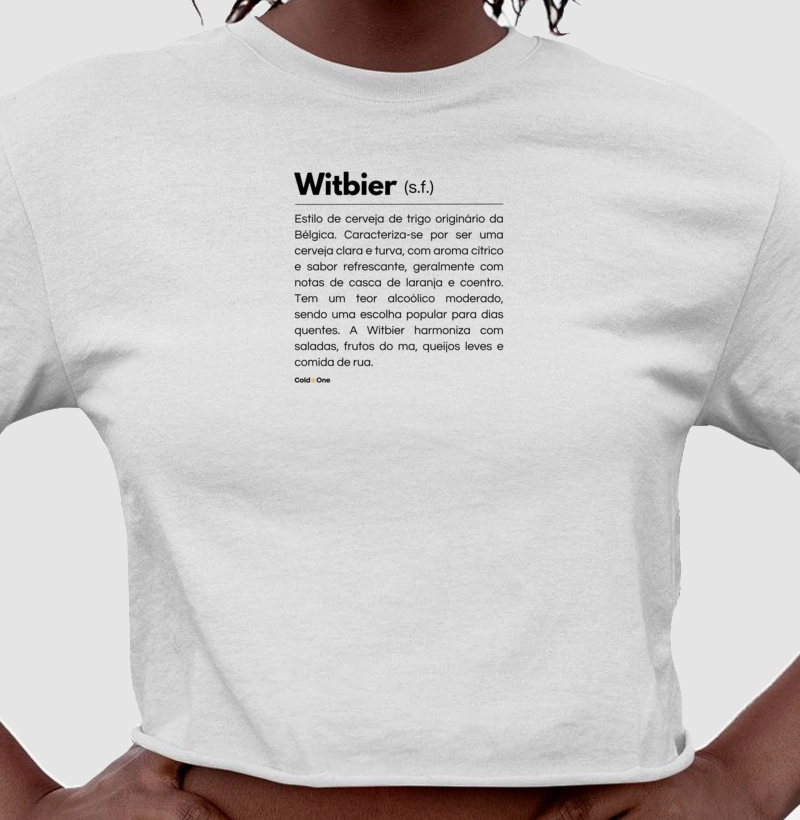 Camiseta Cropped Witbier