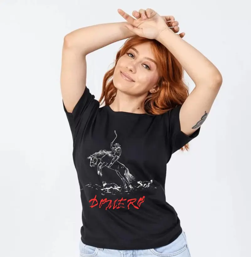 camiseta feminina ginete