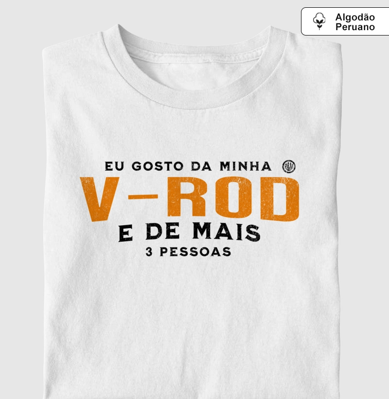 Eu gosto da minha V-rod e de mais 3 pessoas