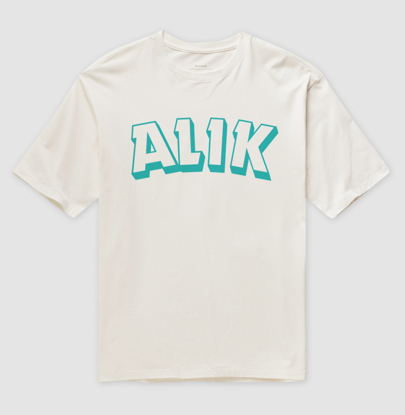 Camiseta oversized Alik Brand