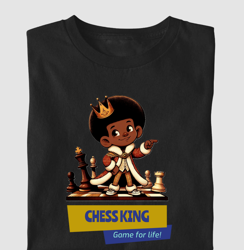 Chess King - afro boy