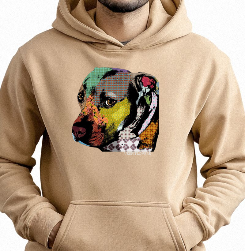 Pit bull pop art