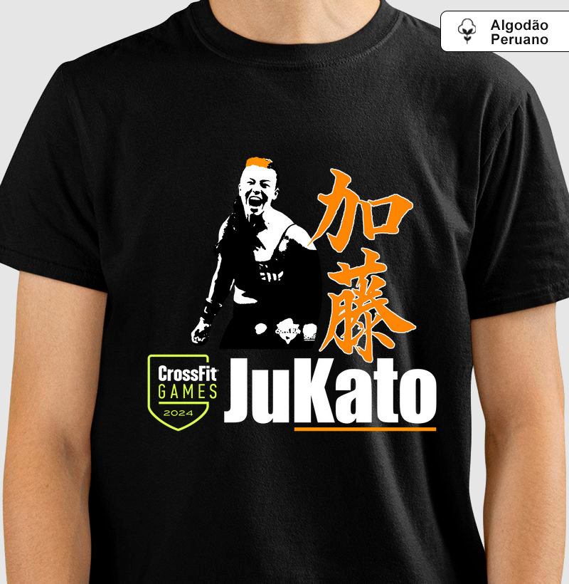 Camiseta algodão peruano preta
