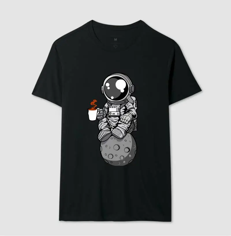 Camiseta Astronauta Coffee 