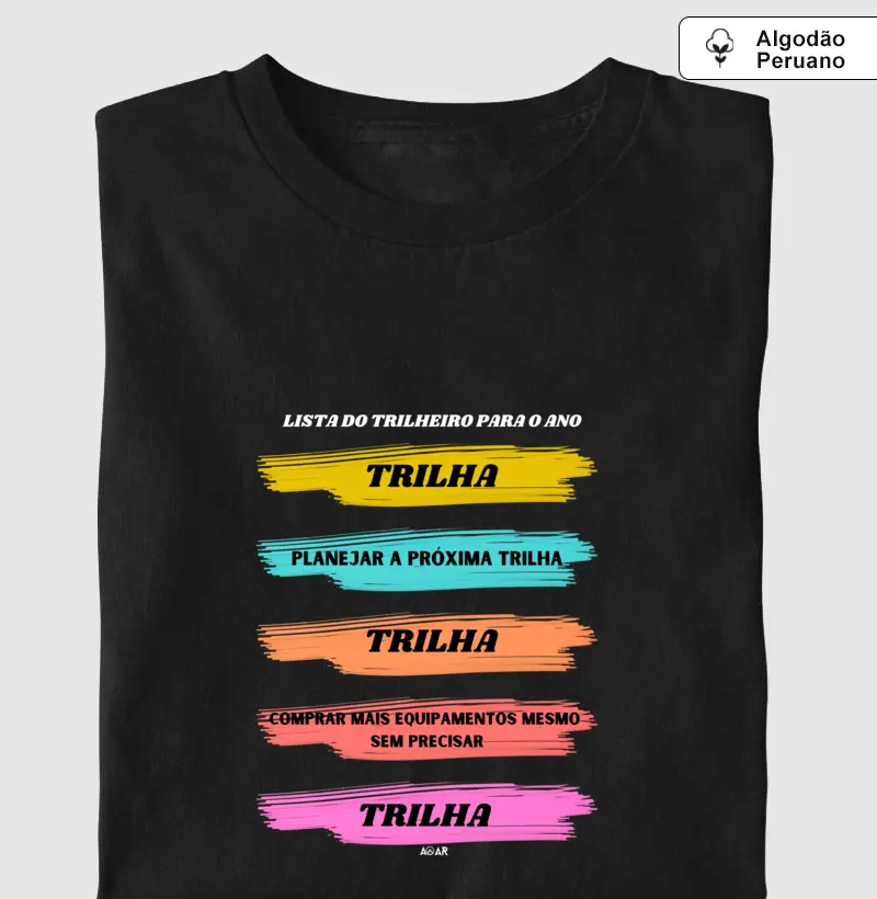 Lista do trilheiro para o ano