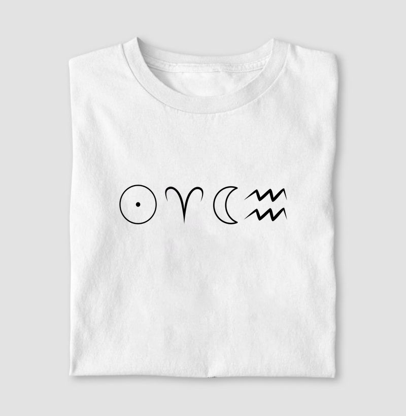 Sol Áries Lua Aquário - Personalizada