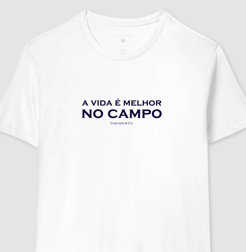 Camiseta masculina - Vida no campo