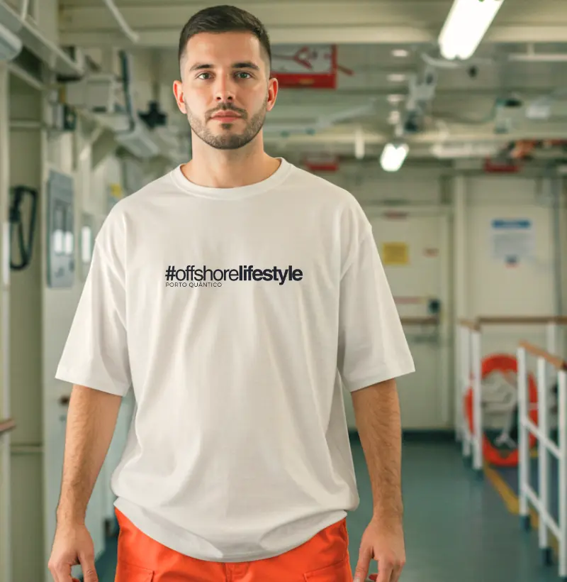Camiseta Unissex Oversized 100% Algodão - #offshorelifestyle