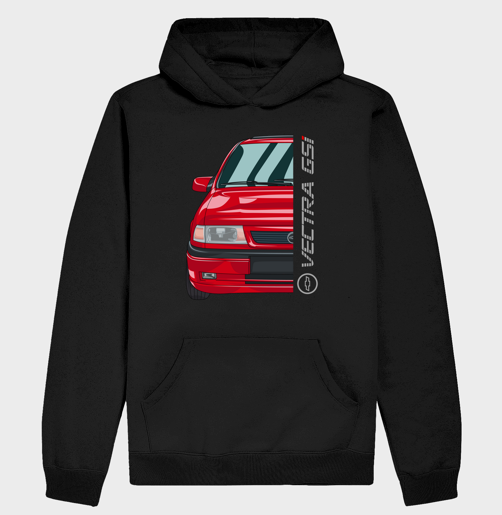Vectra GSI Vermelho Bach Perfil