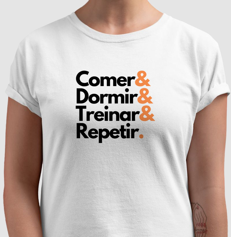 Camiseta Rotina Fitness