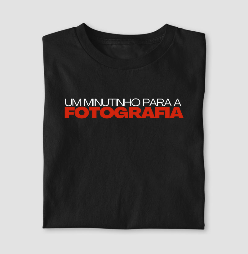 UM MINUTINHO PRA FOTOGRAFIA