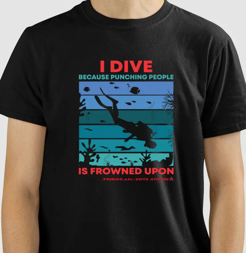 CAMISETA RESERVA.INK MASCULINA E FEMININA TRIBOS.etc ADVENTURE I DIVE