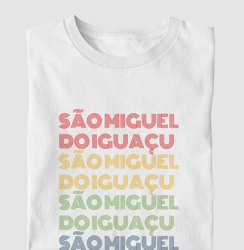 São Miguel do Iguaçu Letreiro Retrô