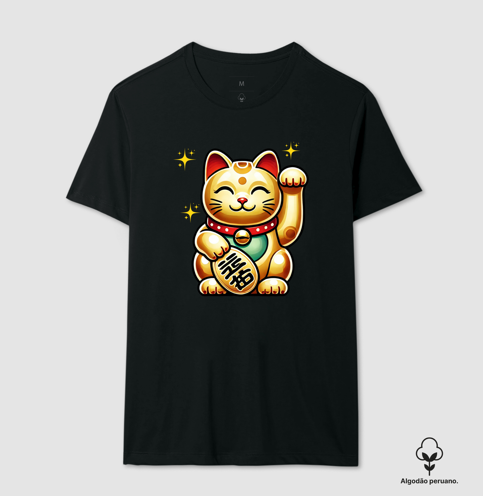 Gato da Sorte com Estrelas