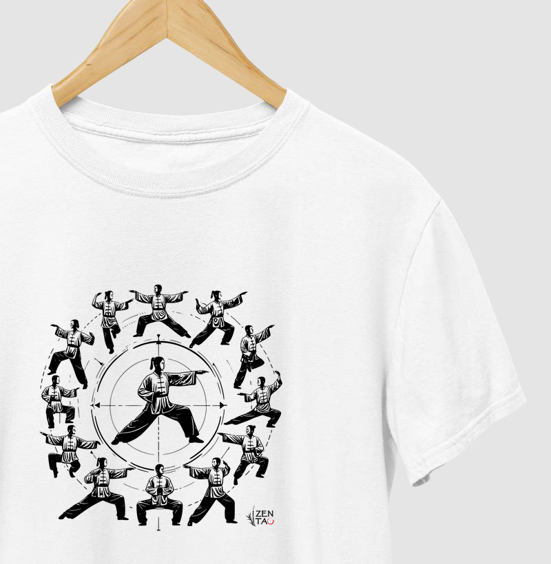 Tai Chi - Movimento do Universo (estampa preta - central)