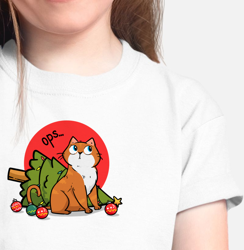 Ops... a árvore de Natal caiu.