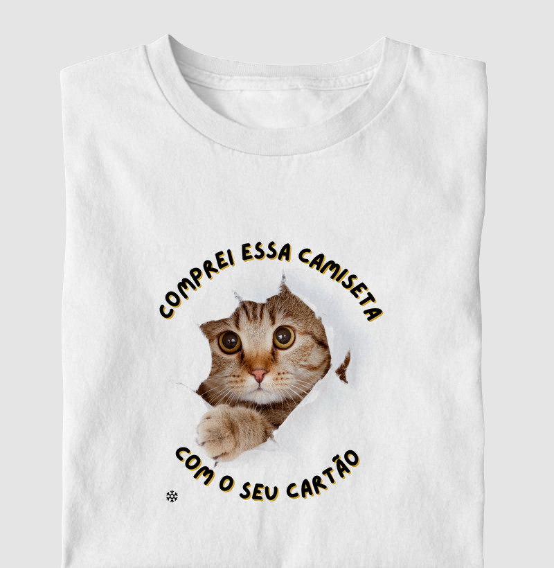 Camiseta Seu Cartão