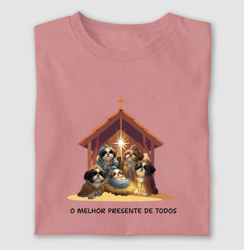 Camiseta Presepio Shih Tzu