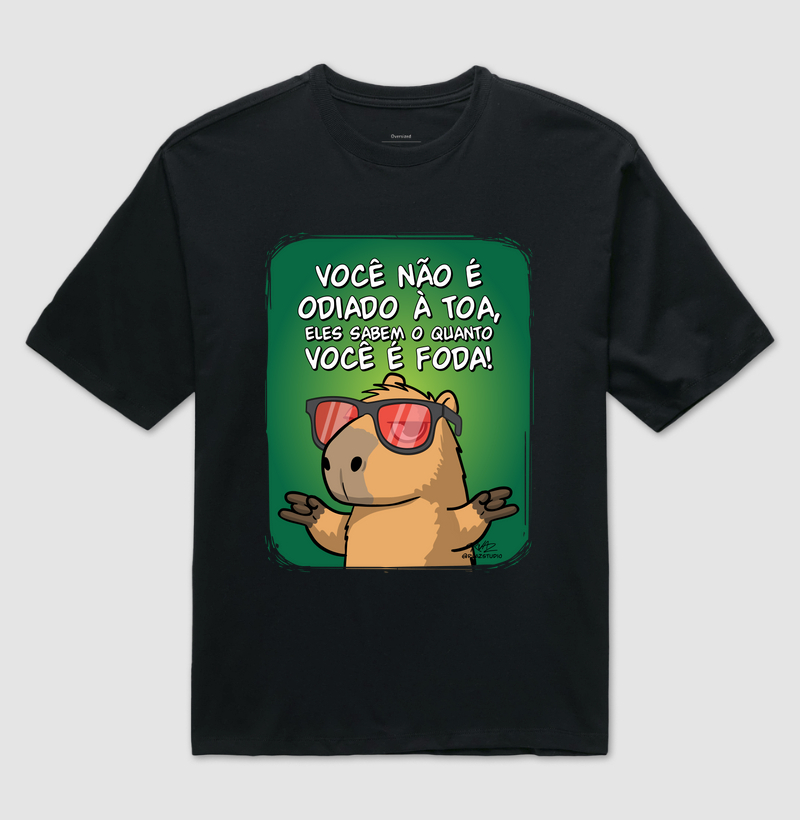 Camiseta Capivara Você é Foda