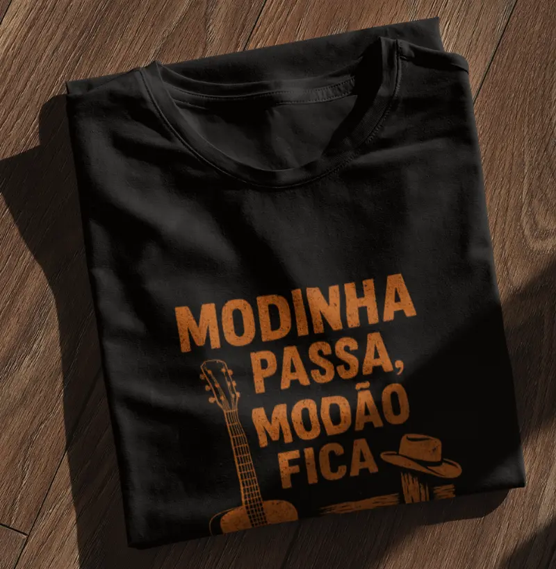 Camiseta Dia dos Pais - Modinha passa - Algodão 30.1 