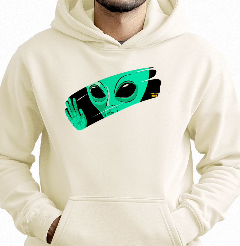 Tem alguém ai? Moletom com Capuz