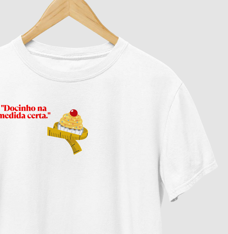 T-shirt docinho na medida certa