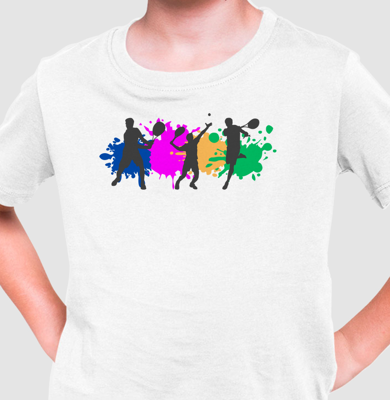 Camiseta Infantil - Beach Tennis in Motion