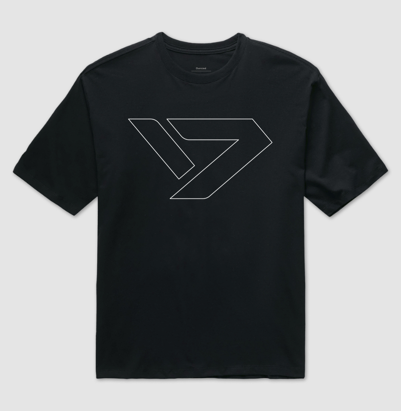 Camiseta Oversized Vetture Logo Outline