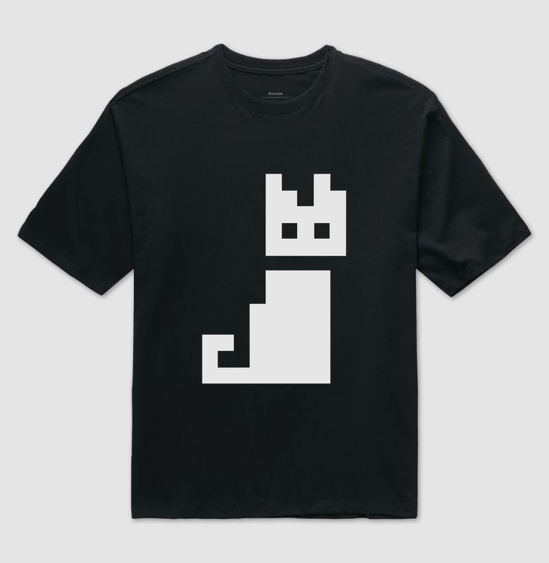Pixel Cat – Think Tee