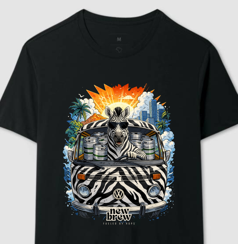 Beer-Delivering Zebra