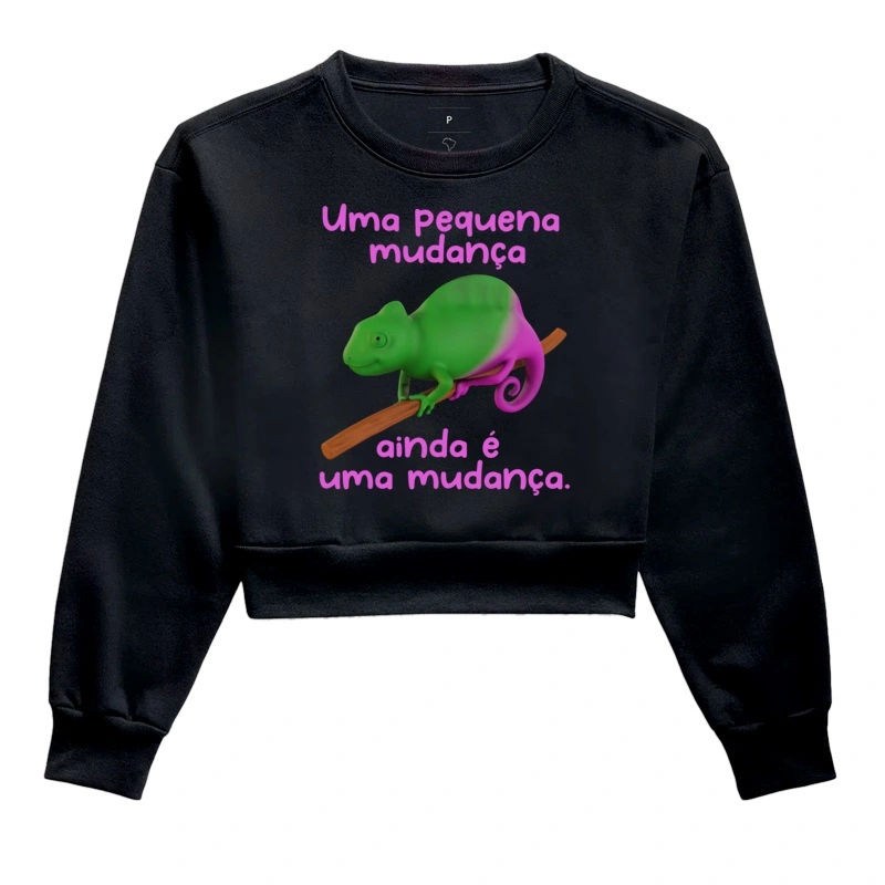 Uma pequena mudança ainda é uma mudança.