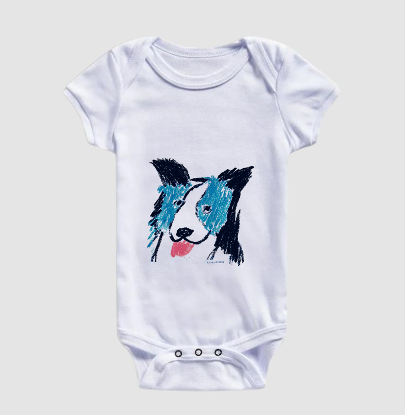 Blue Merle Crayon
