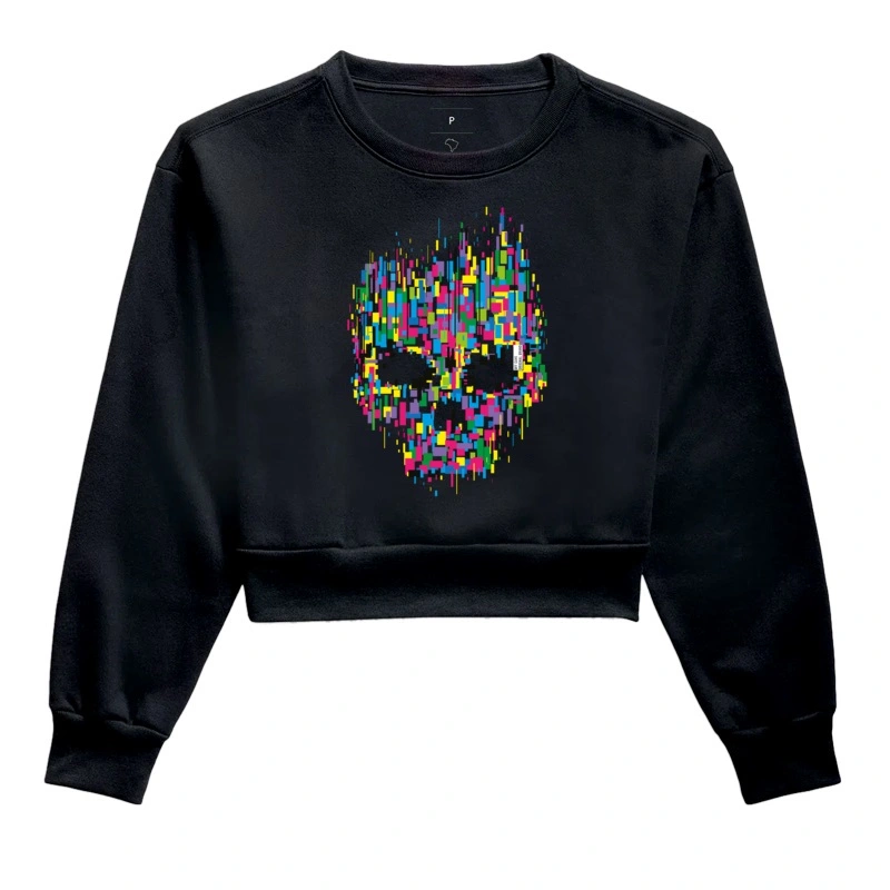 Moletom Cropped COLOR SKULL