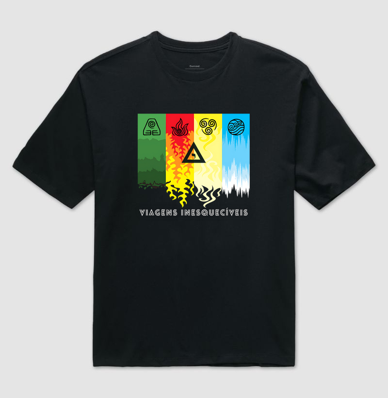 Camiseta Oversized Elementos 3 da Mr. GADU