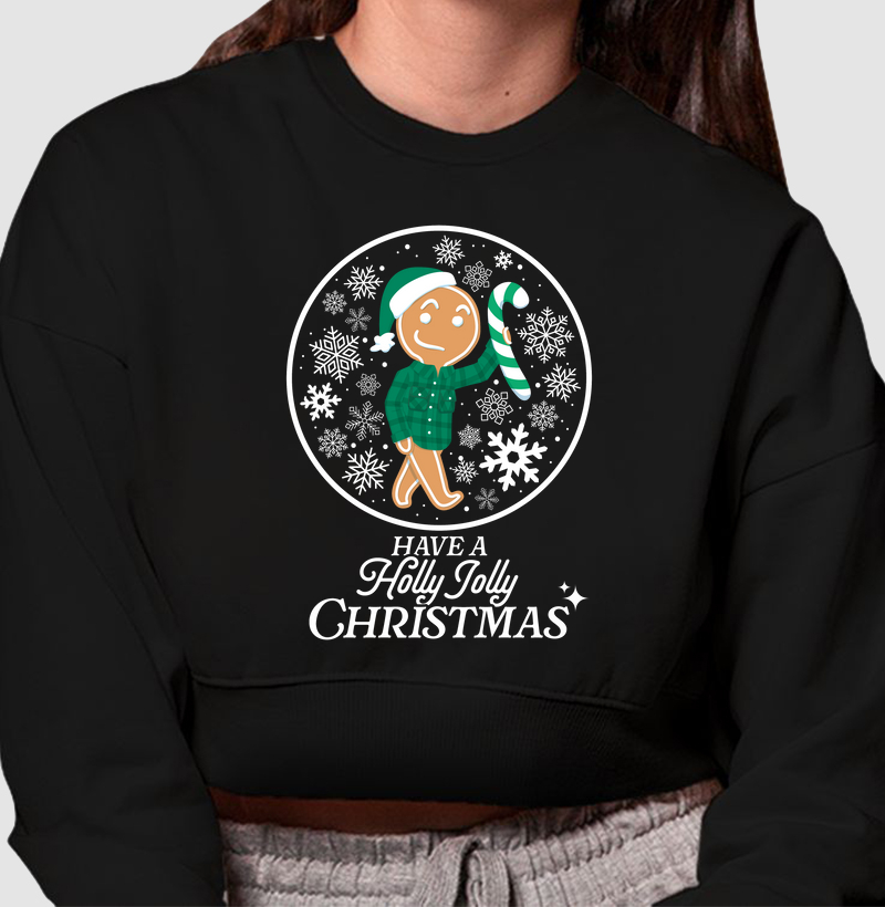 Cropped Moletom Natal Cookie 2