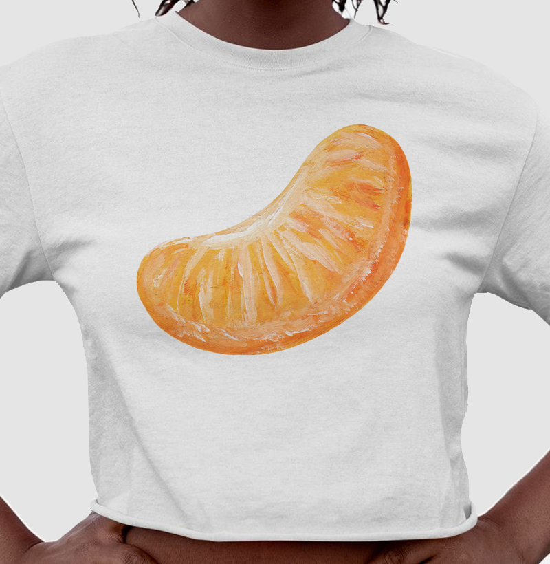 Camiseta cropped Mexerica