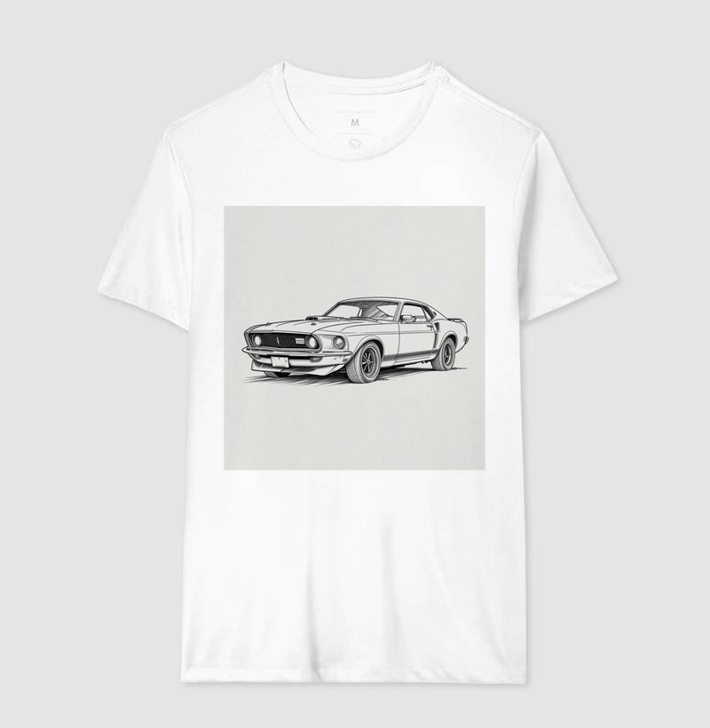 Mustang Black and white