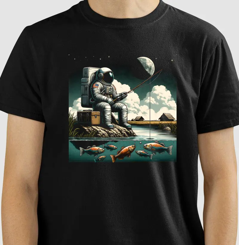 Astronaut Fishing
