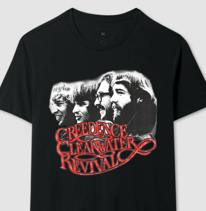 Camiseta Creedence Clearwater Revival - Integrantes